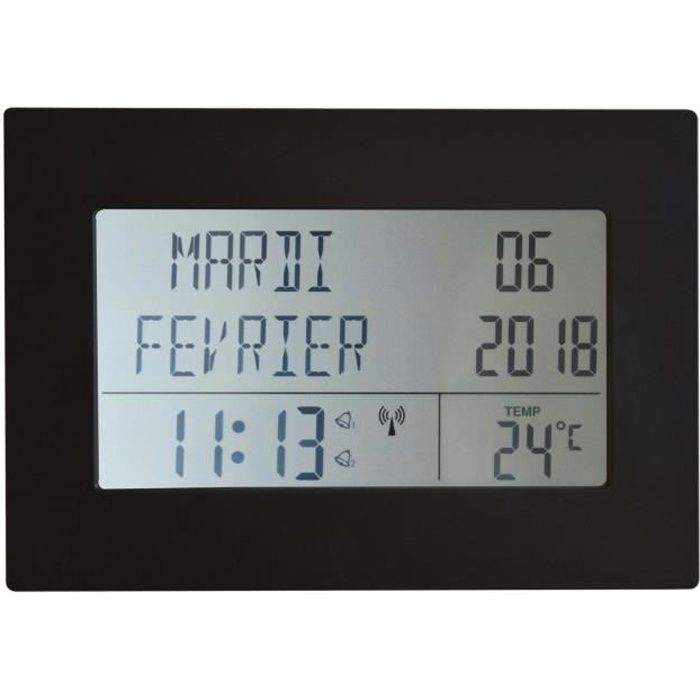 Horloge ORIUM - Grands caractères - Calendrier RC Memento - Cdiscount