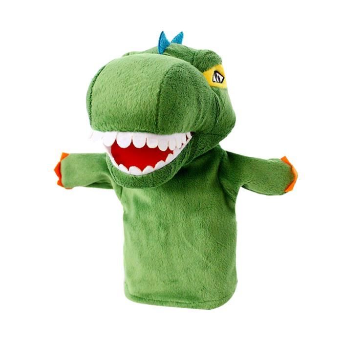 Marionnette à main dinosaure T-rex de 20 cm, jouet en peluche dragon chinois, jeu de rôle éducatif, marionnette à main en peluche
