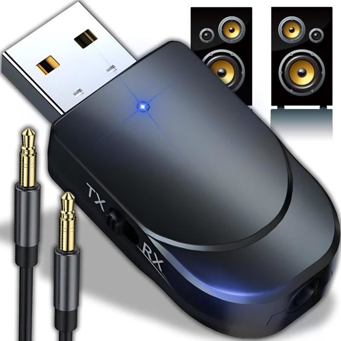 Adaptateur Bluetooth USB 5.1, ZEXTE Dongle Bluetooth sans Fil éetteur Adaptateur Bluetooth USB 5.1, ZEXTE Dongle Bluetooth sans Fil éetteur