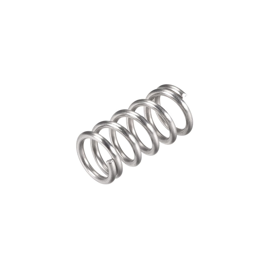10 Ressorts De Compression Uxcell - 6mm OD, 0.5mm Fil, 19.25mm Comprimé, 35mm Libre, 8N, Gris