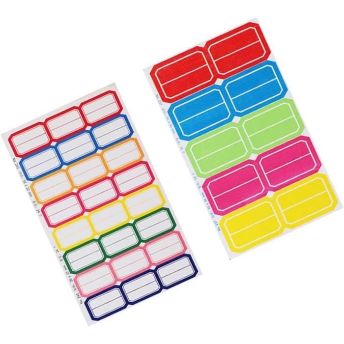 2000 étiquettes Autocollantes Transparentes 15x40 Mm - Brillantes, Amovibles, Pour Emballage