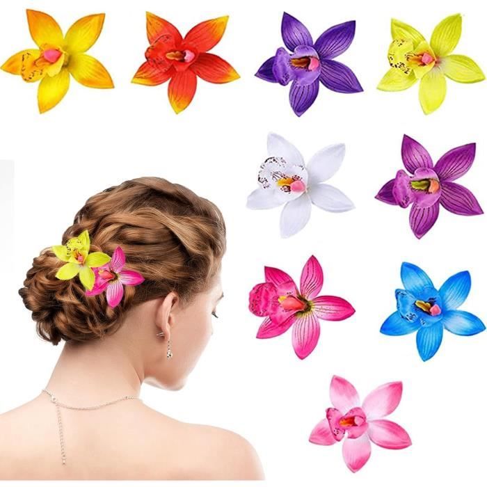 Fleur Rideau De Douche, Nature Orchidées, Tissu Ensemble De Décor De