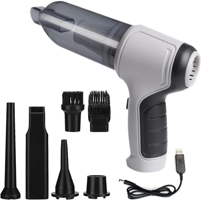 Aspirateur à main sans fil avec 2 filtres, aspirateur de voiture 3 en 1, aspiration 10KPA, 2 batteries 5,5A, pour voiture, canapé, animal de compagnie, coin, compatible avec la batterie Makita Aspirateur à main sans fil avec 2 filtres, aspirateur de voiture 3 en 1, aspiration 10KPA, 2 batteries 5,5A, pour voiture, canapé, animal de compagnie, coin, compatible avec la batterie Makita