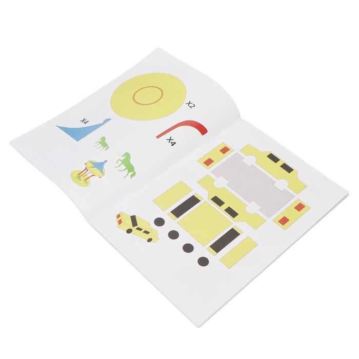 20 Feuilles Papier Modèle Stylo 3D – 40 Motifs Dessins Animés Réutilisables Pour Enfants Bricolage Créatif