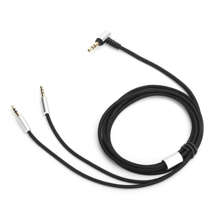 NEO By Oyaide HPC-HD25 V2 Câble De Rechange Jaune Pour Sennheiser HD25 – 1,8 M – Qualité Audiophile Pour DJ Et Studio