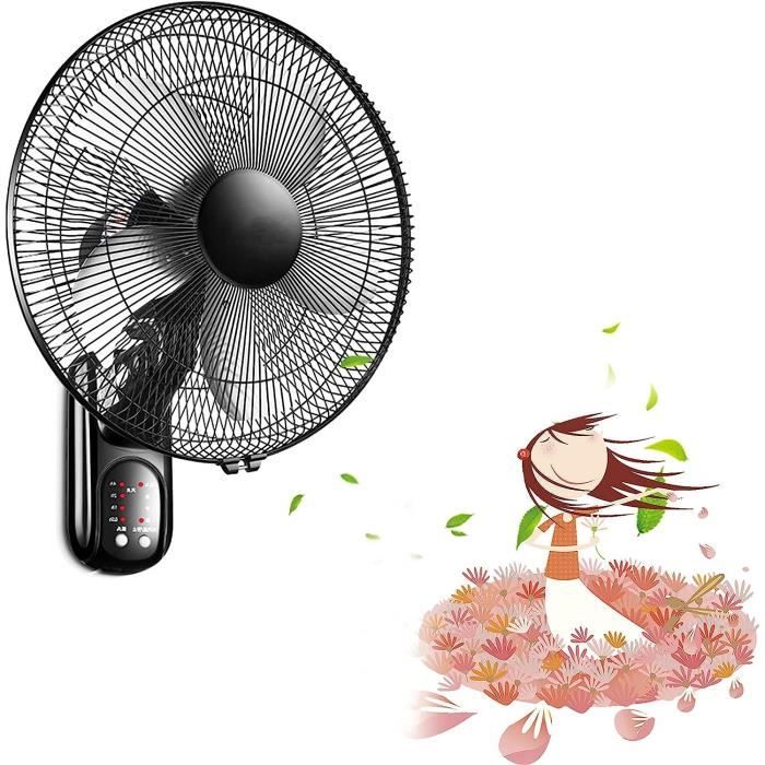 Ventilateur mural avec minuterie et 3 vitesses | Leroy Merlin