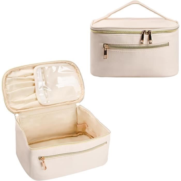 Trousse De Maquillage De Voyage - Pochette Cosmétique Pratique - Sans Marque