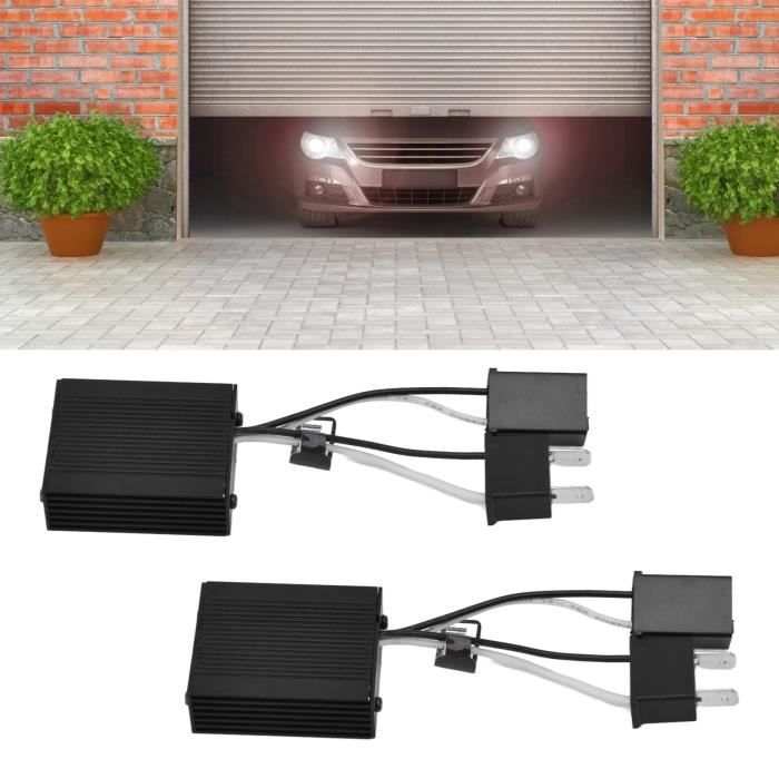 Décodeur LED Anti-Erreur H7 - Paire De Filtres Anti-Scintillement Pour Phares LED Voiture, Supprime Les Codes Canbus