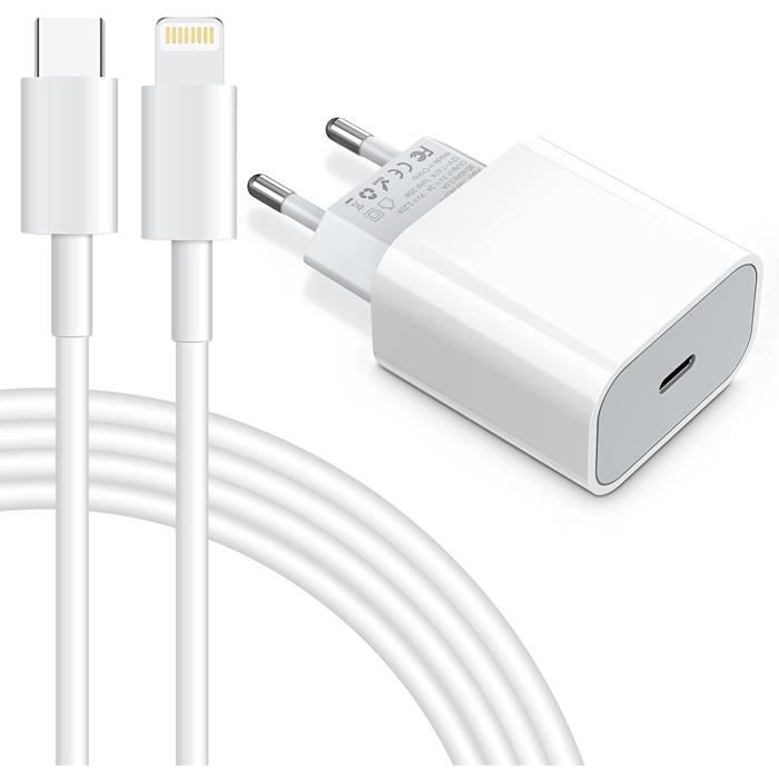 Câble USB C vers USB C, Charge Ultra-Rapide Power Delivery - Blanc