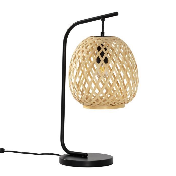 Lampe à poser Reiko en Bamboo diamètre 50 5 cm