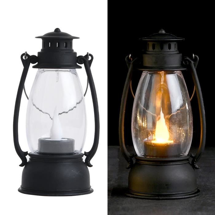 Lanterne De Camping Rétro Portable - Lumière Ambiante à Gaz, Avec Boîte De Rangement | Pour Tente, Randonnée, Jardin, Décoration Extérieure (blanc)