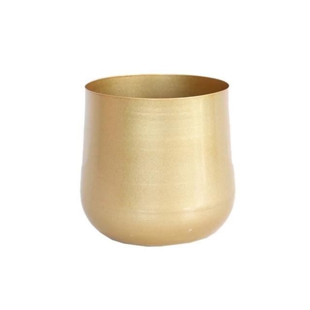 Com-four Pot De Fleurs Vintage En Métal Bidon De Lait - Décoration Intérieur Extérieur
