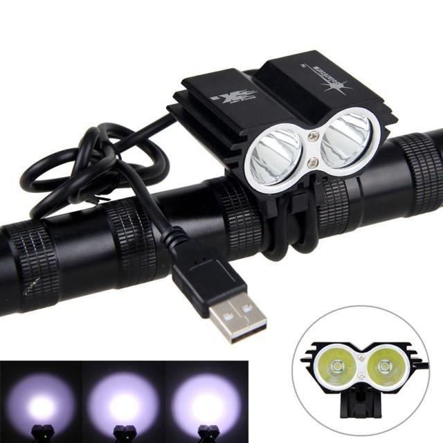 5pcs lumière de vélo sans éclairage vélo batterie route de montagne à