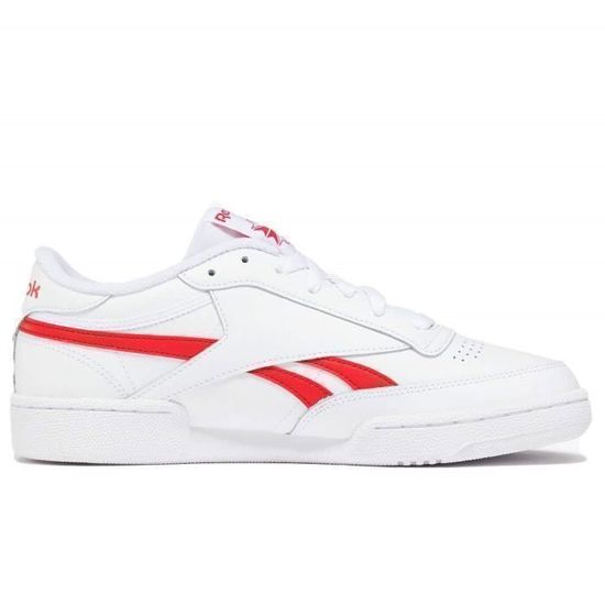 Chaussures Reebok Club C Revenge pour Homme Rouge - Lacets - Plat ...