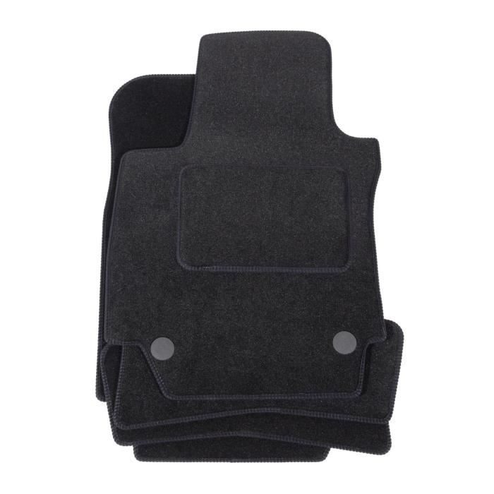 Tapis De Sol 3D Pour Renault Captur (2013-2019) - Noir, Antidérapant, Protection Bord Haut, Toute Saison