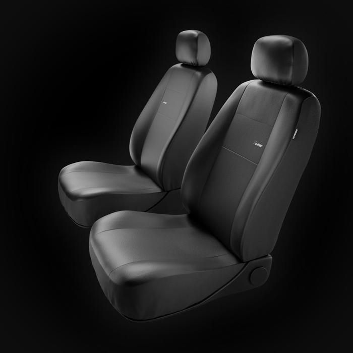 Housses De Sièges Universelles Grises Mossa Pour Kia Soul I, II (2009-2016) - Ensemble Complet En Polyester