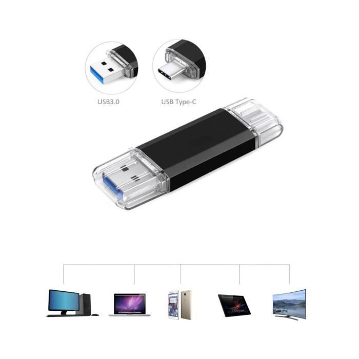 64 Go Clé USB à mémoire flash USB Noir - Cdiscount Informatique