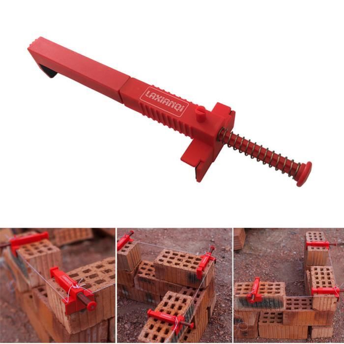 Outil de maçonnerie de tiroir de fil - ONEVER - 2 pièces - Rouge - Pince à  ressort - Conception spéciale - Cdiscount