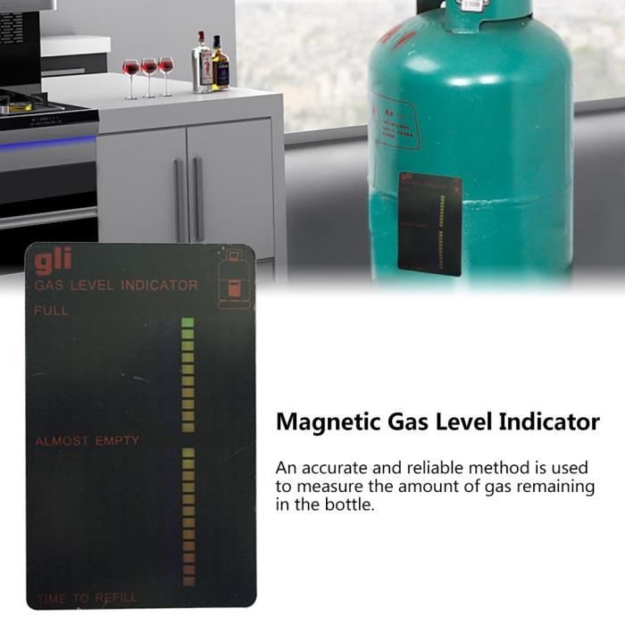 Indicateur magnétique de niveau de gaz