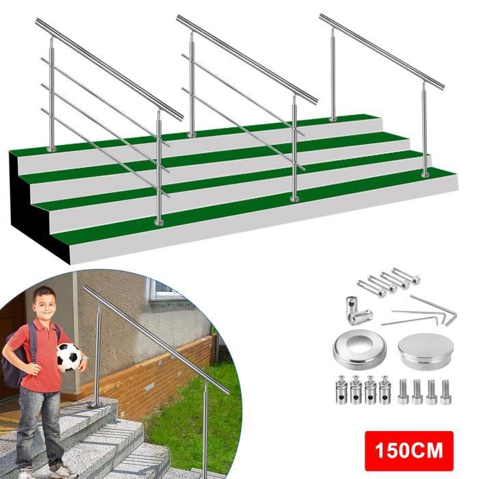 Garde-corps D'escalier En Acier Inoxydable HENGMEI 80m - Résistant à La