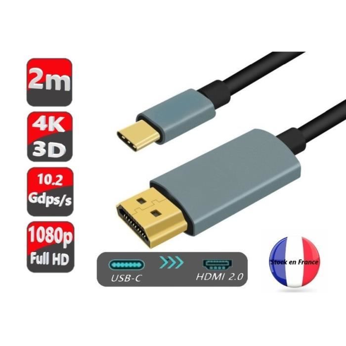 Cable USB C vers HDMI 4K 3D pour Samsung Galaxy A31 C ble USB C