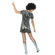 Déguisement robe disco argentée - Smiffys - Mixte - Argent - Polyester-2