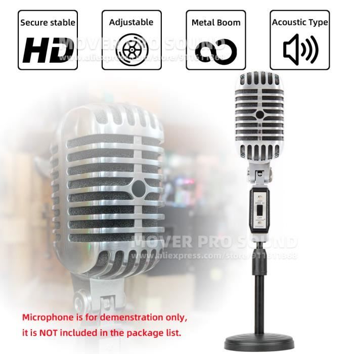 marque generique - Heavy Duty Réglable Table Micophone Stand Bureau Pied de  Micro pour Chanter Livestream - Supports de plafond vidéoprojecteur - Rue  du Commerce