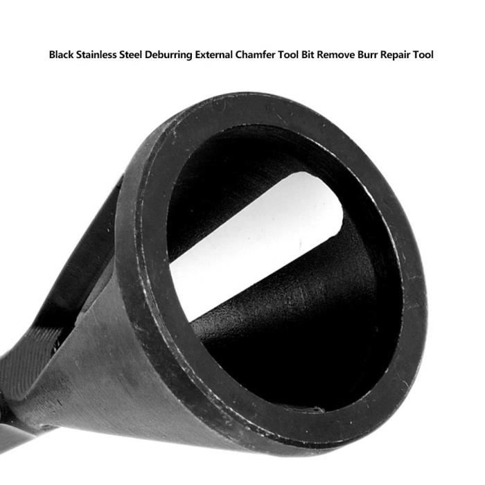 Outil de chanfrein d'ébavurageoutil de chanfrein externe d'ébavurage en  acier inoxydable noir enlever l'outil de réparation d [120] - Cdiscount  Bricolage