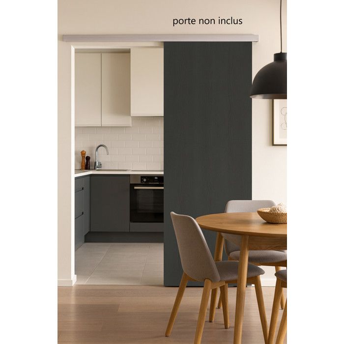Rail Alu Avec Cache Rail Couleur Alu - Cdiscount Bricolage