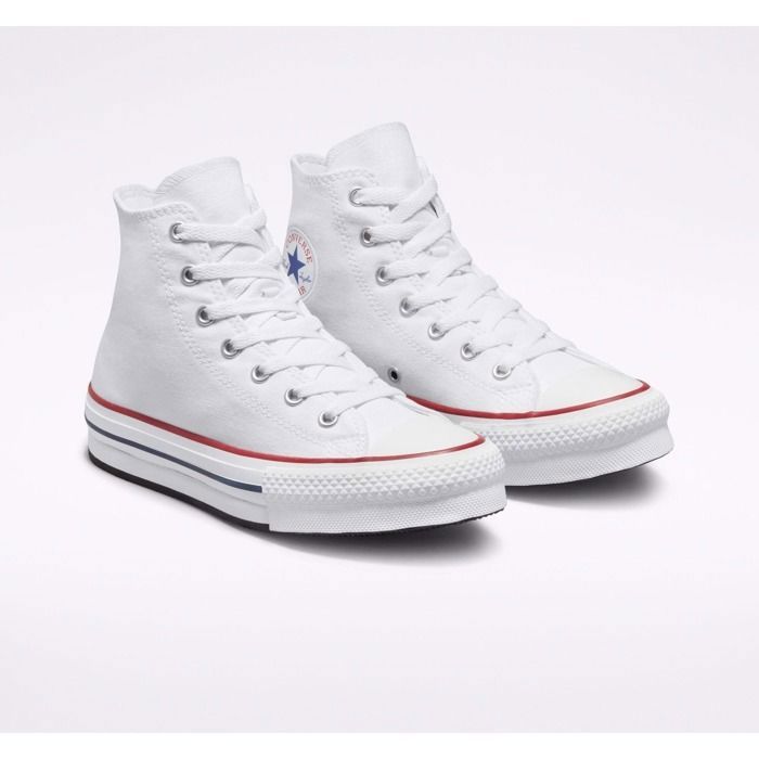Basket Converse CANVAS ALL STAR LIFT HI JR White/garnet/navy