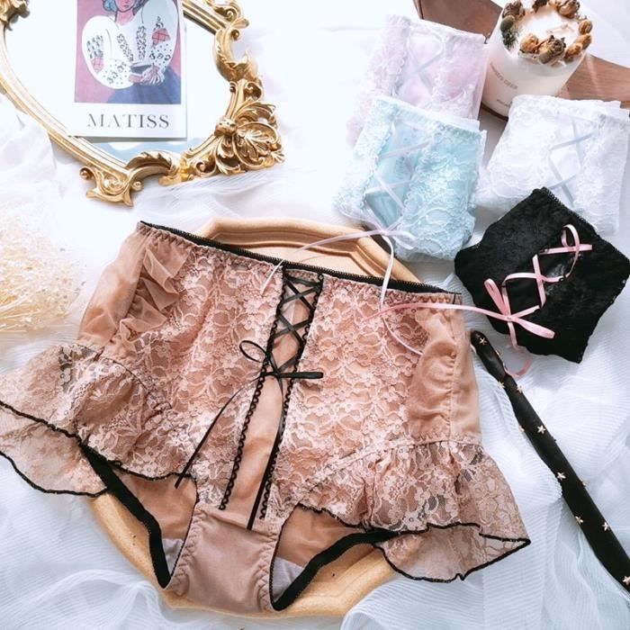 Culotte slip Culotte blanche de Style japonais pour femme sous