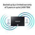 Samsung SSD Interne 860 EVO 2.5" (500 Go) - MZ-76E500B/EU-3