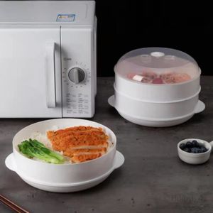 KitchenCraft Cuiseur Vapeur 3 Niveaux 22cm - Acier Inoxydable Induction, 5L, Économique & Coffret Cadeau Argenté