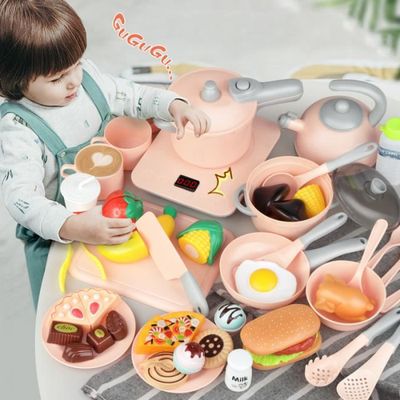 40pcs Kit de Jouets Cuisine Enfant de Simulation,Jouet Cuisine Complete  avec Vaisselle,Légume de Jouet Cadeau Meilleur pour 2-7 - Cdiscount Jeux -  Jouets