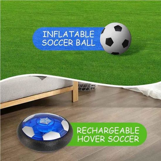 Jeu de balle de football Hover pour enfants, avec 2 but, Air, lumière LED,  Rechargeable par USB - AliExpress
