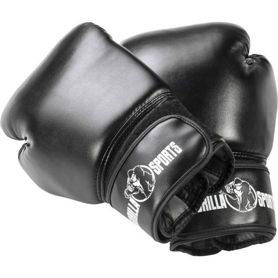 Gorilla Sports Starter Boxe Pack 6 Articles Sac de Frappe Gants de Boxe Bandes de Maintien Corde /à Sauter