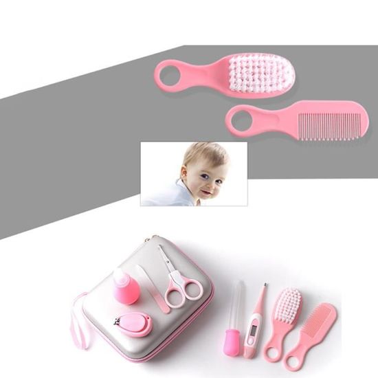 Trousse De Soin Bebe A Cheveux Pour Bebe Plastique Leger Et Confortable Masseur De Tete Securise Brosse Pour Enfant Et Peigne Pink Toilette De Bebe L Hygiene De Bebe Trousse De Soin Bebe A Cheveux Pour Bebe Plastique Leger Et Confortable Masseur De Tete Securise Brosse Pour Enfant Et Peigne Pink Toilette De Bebe L Hygiene De Bebe