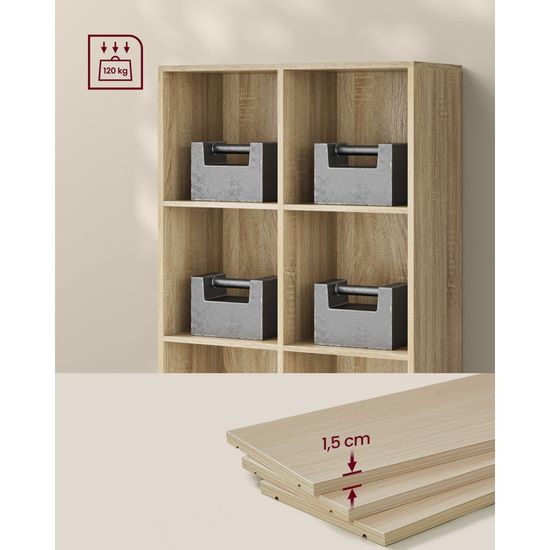 bibliotheque en bois etagere a 4 niveaux 8 casiers 65 5 x 30 x 129 5 cm meuble de rangement pour enfant lbc24nl vasagle achat vente meuble etagere vasagle etagere de rangement b cdiscount
