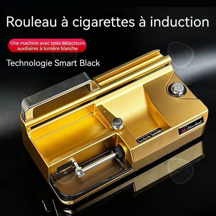 C Machine à tuber electrique 8,0/6,5/5,5mm affichage LED numérique  détection infrarouge tubeuse a cigarette rouleuse à cigarette