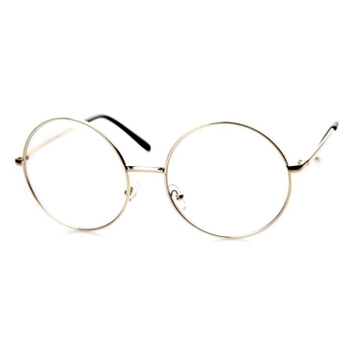Lunettes Oversize Ronde Dor e Dor Achat Vente lunettes de vue