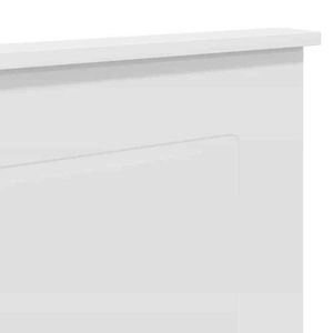 Lit avec rangement de tête de lit - 140 x 200 cm - 4 tiroirs - LEDs - beige | Leroy Merlin