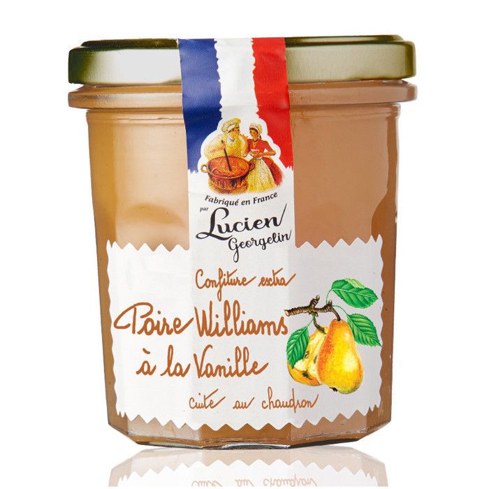 Confiture Extra de Poire Williams à la vanille 350g