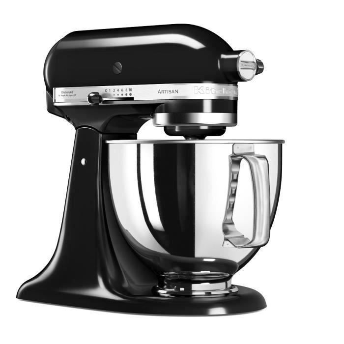 KITCHENAID 5KSM125EOB Robot pâtissier Artisan - Noir Onyx