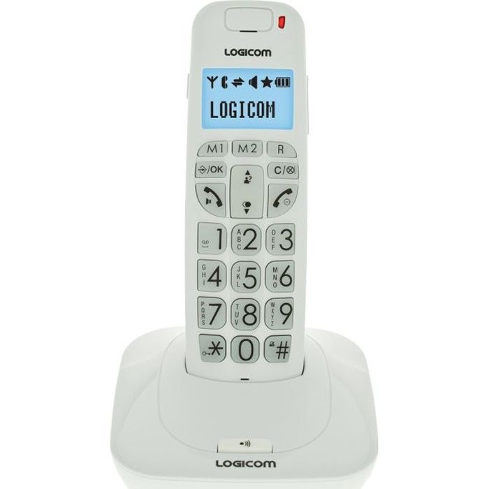 Logicom Confort 150 Solo Téléphone Sans Fil Sans Répondeur Blanc Senior -  Cdiscount Téléphonie