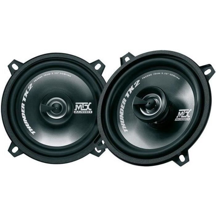 MTX TX250C Haut-parleurs voiture Coaxial 2 voies 13cm 55W RMS 4? membrane polypropylène