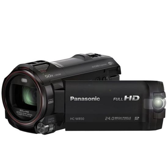 PANASONIC HC-W850 Noir Caméscope Wifi Full HD - Cdiscount Appareil