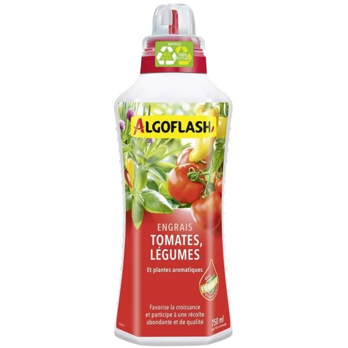 Engrais Biologique Légumes ALGOFLASH NATURASOL Bâtonnets Engrais Tomates Et Légumes - 20 Bâtonnets Plantoir Bio Engrais Npk Bio