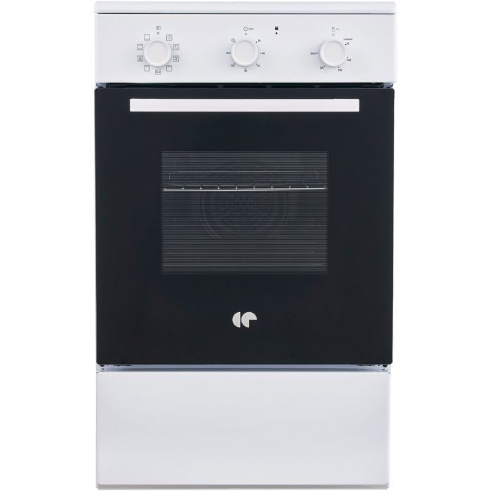 Cuisinière à induction - CONTINENTAL EDISON - CECI3F50W - 3 feux - 8500 W - Blanc