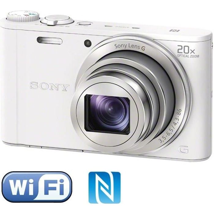 Sony Dsc Wx350 Compact Blanc Cmos 18 Mp Zoom 20x Achat Vente