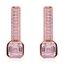 Presentski Argent sterling 925/ C/œur Boucles doreille avec CZ plaqu/é or rose
